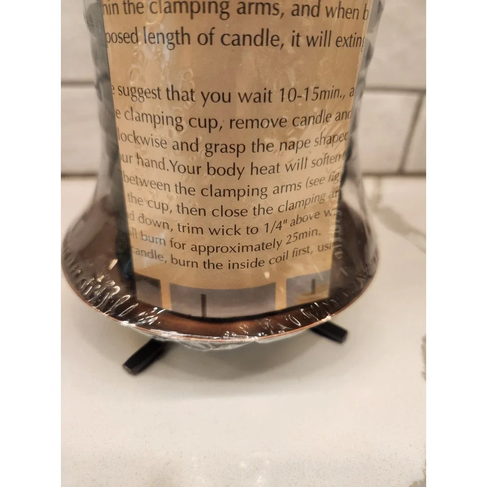 Candle by the Hour 80-Hour Vertical Candle, Eco-friendly Natural Beeswax New
